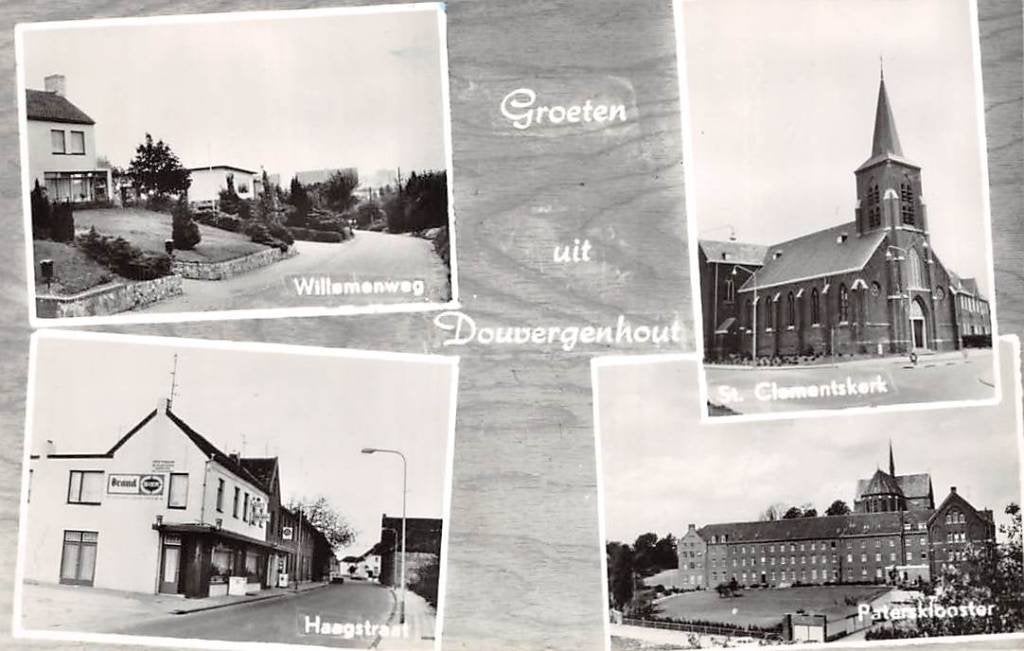 Douwergenhout Klooster Kerk Haagstraat Roermond Limburg, Verzamelen, Ophalen of Verzenden, 1960 tot 1980, Gelopen, Limburg