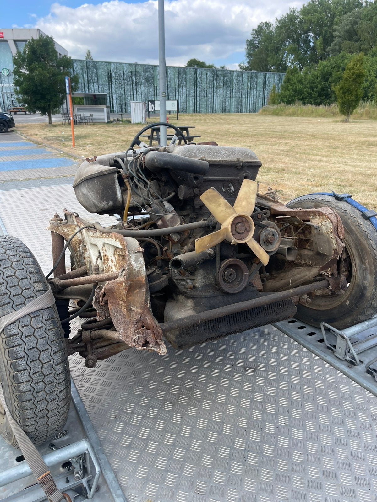 Alfa romeo NORD motor 1750 + extra’s, Ophalen, Gebruikt, Alfa Romeo