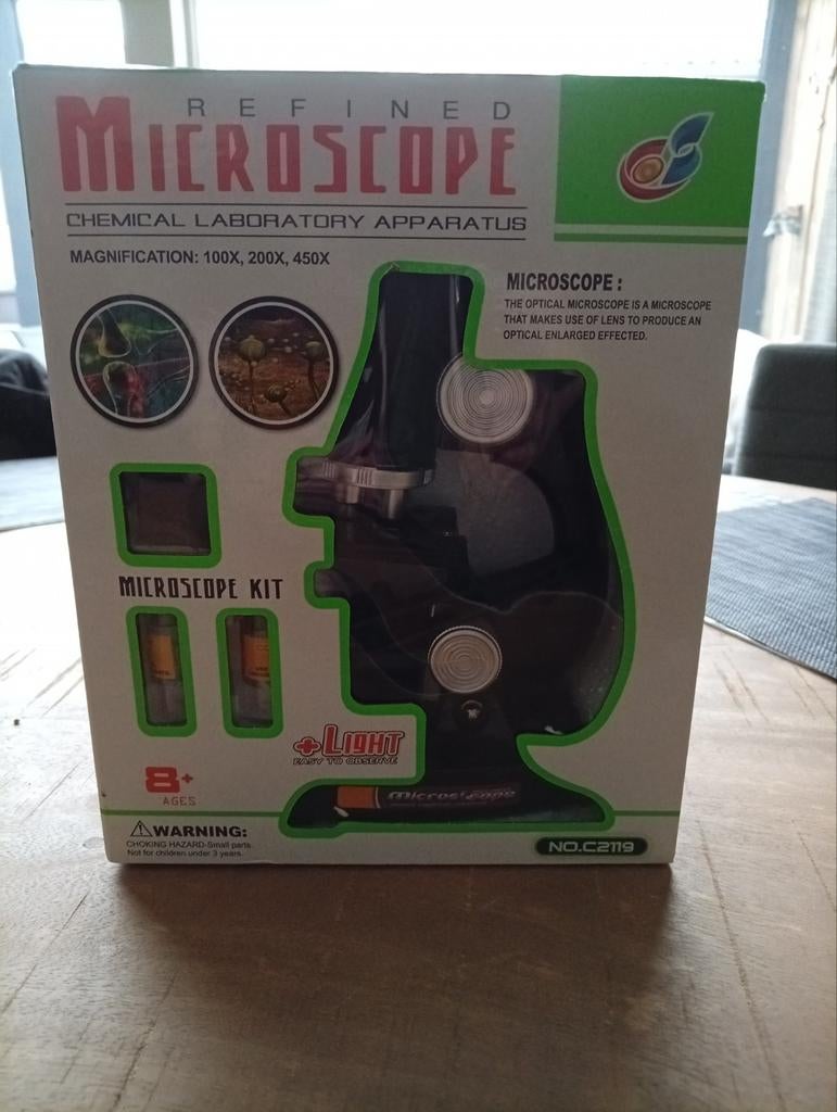 Refined Microscoop Chemisch Laboratorium Apparaat, Ophalen of Verzenden, Nieuw, Minder dan 400x, Biologische microscoop