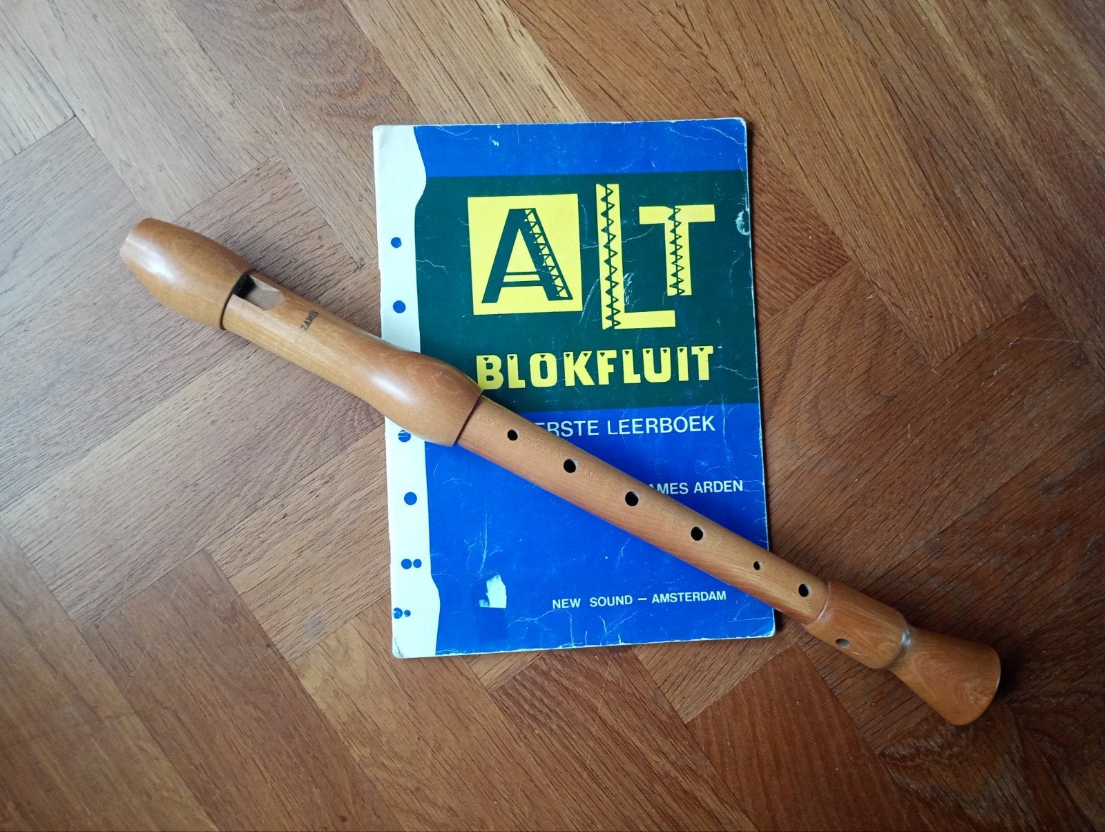 Goede altfluit met boek, Ophalen of Verzenden, Zo goed als nieuw, Alt
