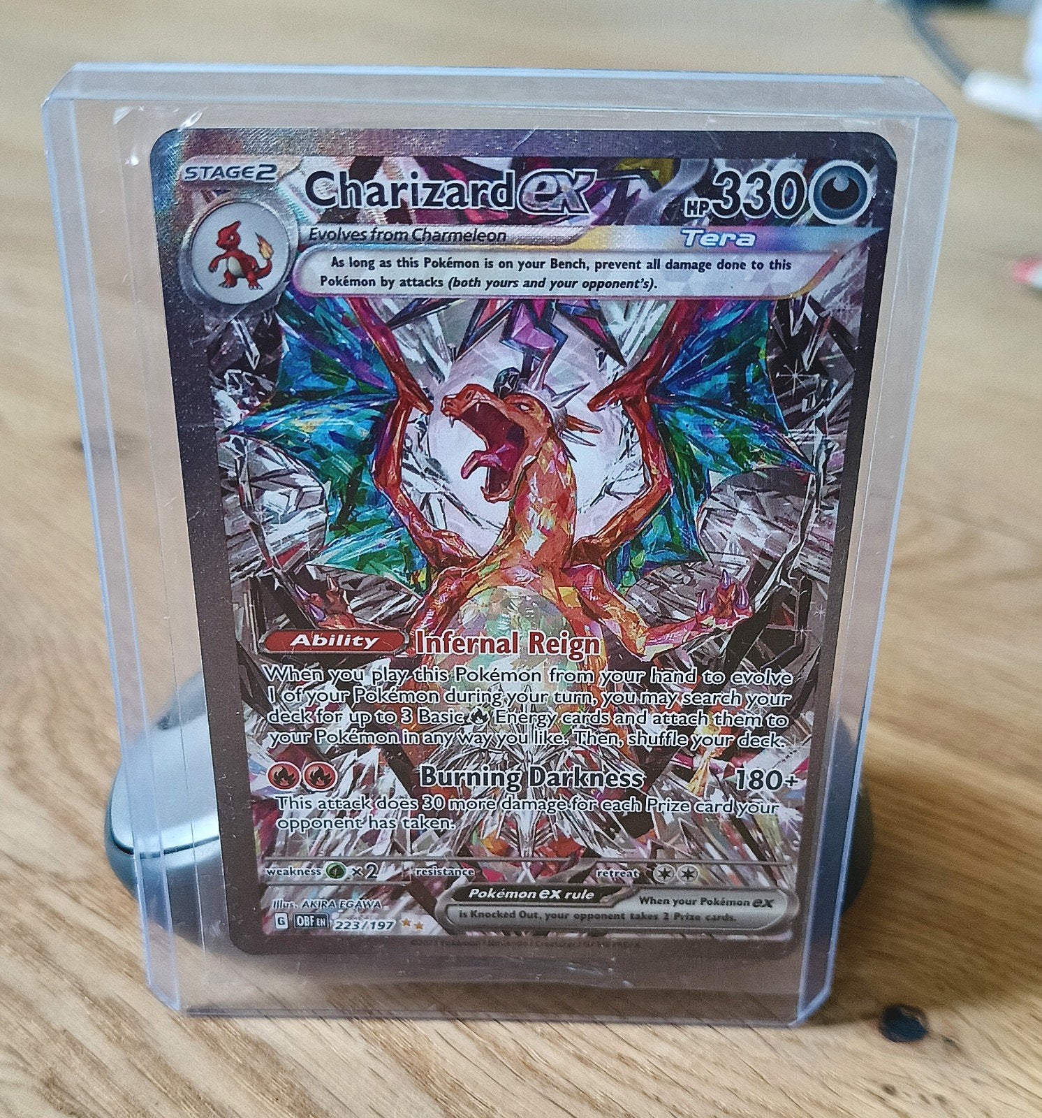 Charizard ex 223/197 Obsidian Flames - Perfecte staat!, Hobby en Vrije tijd, Verzamelkaartspellen | Pokémon, Ophalen of Verzenden