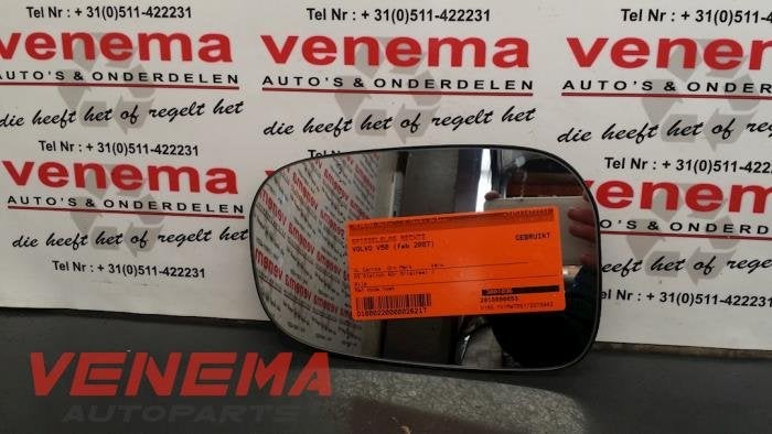 Spiegelglas rechts van een Volvo V50, Gebruikt, -, -, Ophalen of Verzenden