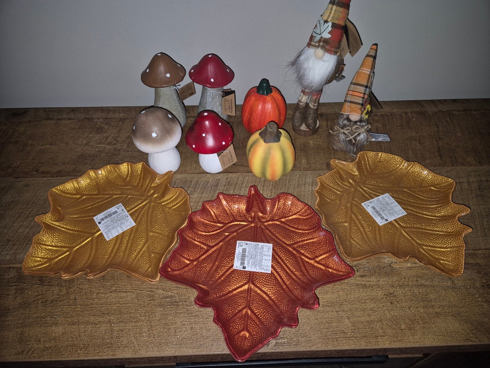 nieuwe herfst decoratie o.a playd kussens enz, Ophalen of Verzenden, Nieuw
