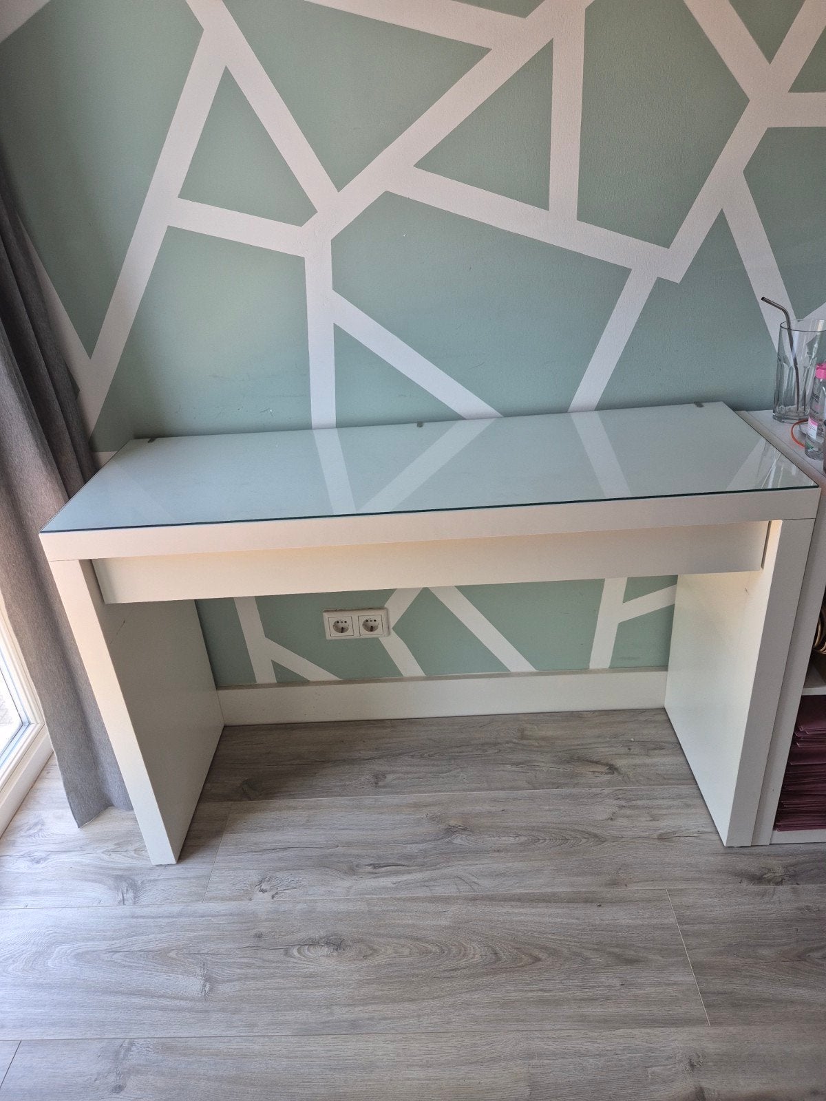 Ikea Malm makeup tafel met Lennart ladeblokken, Ophalen, Overige materialen, Gebruikt, 100 tot 150 cm