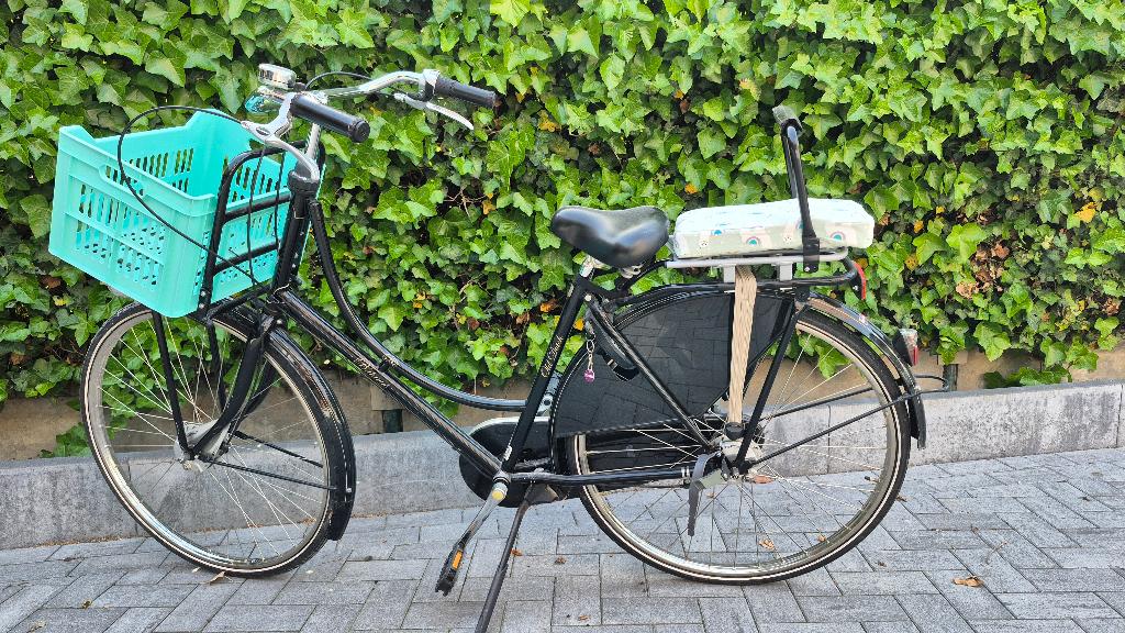 Damesfiets, Ophalen, Gebruikt, Velgrem, 47 tot 50 cm