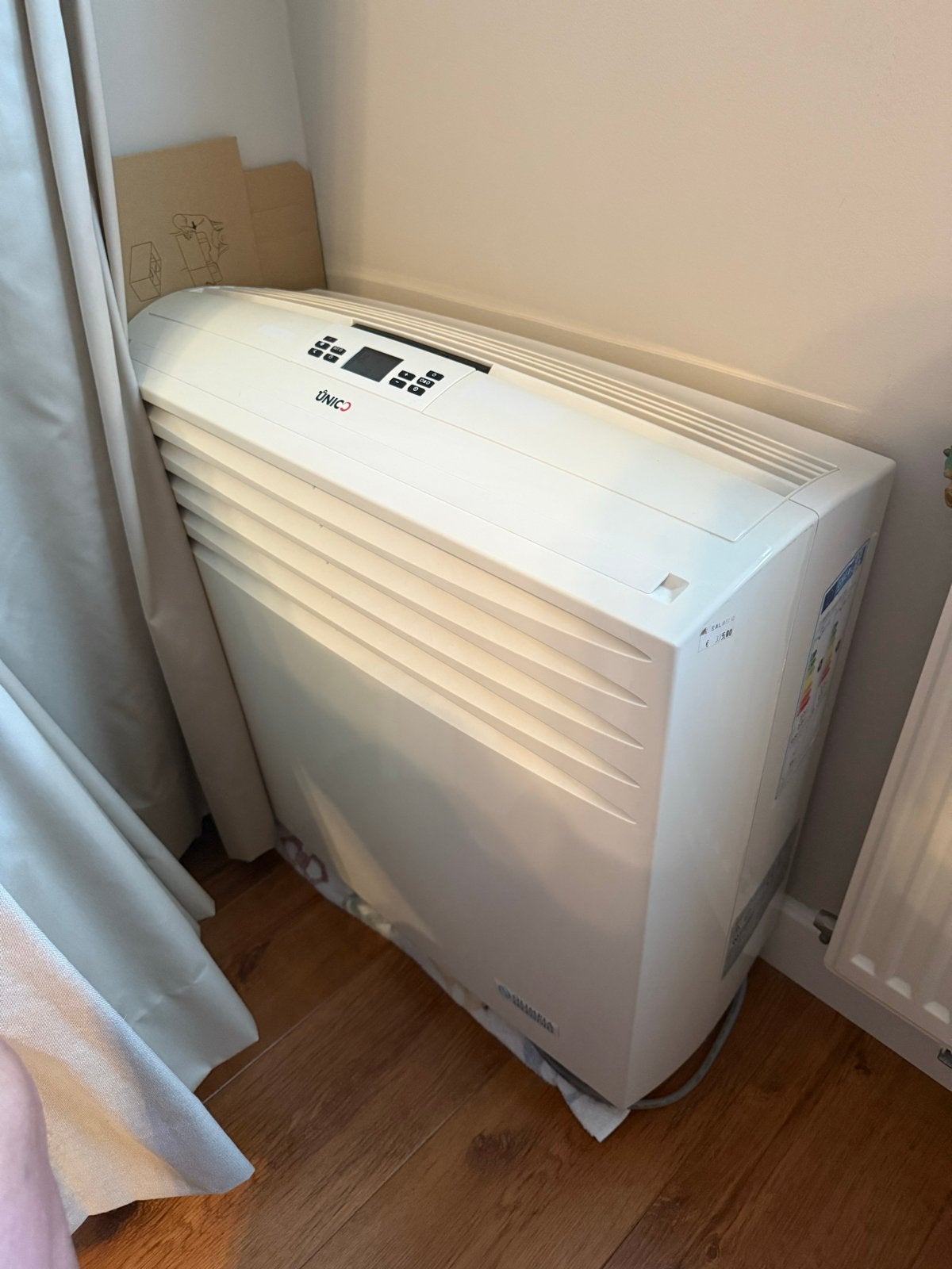 Unico Airco Monoblock - Compacte en Efficiënte Airconditioni, Ophalen, Gebruikt, Minder dan 60 m³, 3 snelheden of meer