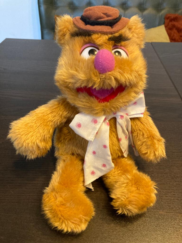 Vintage leuke muppet Fozzie Beer (30 cm) Jim Hebderson, Ophalen of Verzenden, Gebruikt, Beer