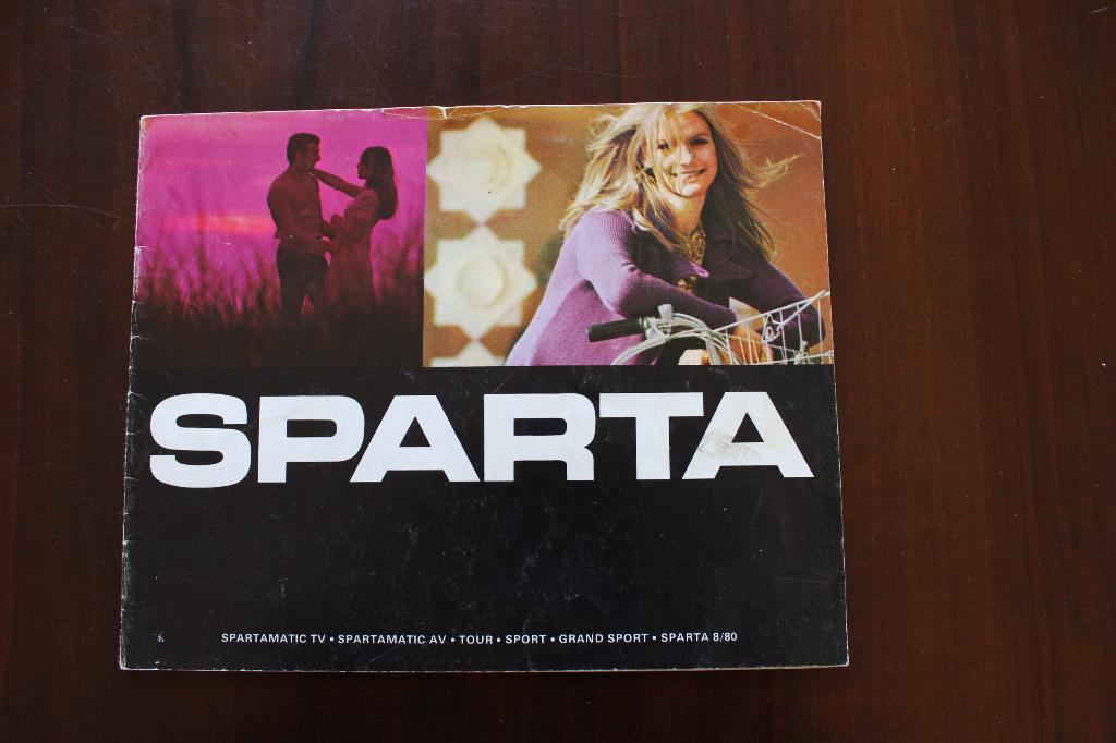 Sparta Spartamatic AV Tour Sport en 8/80 brom / fiets folder, Ophalen of Verzenden, Gebruikt