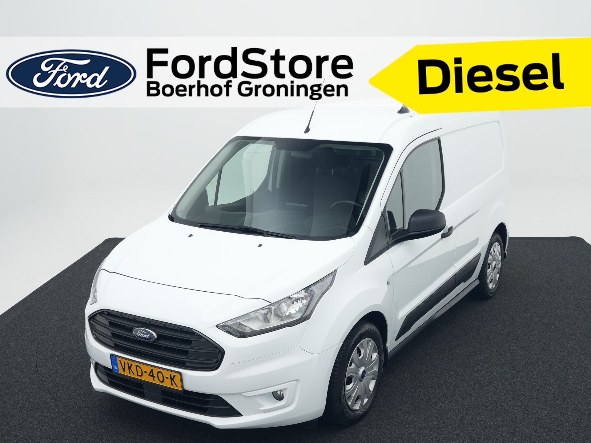 Ford Transit Connect 1.5 EcoBlue L1 Trend (bj 2021), Dealer onderhouden, Gebruikt, 4 cilinders, Origineel Nederlands