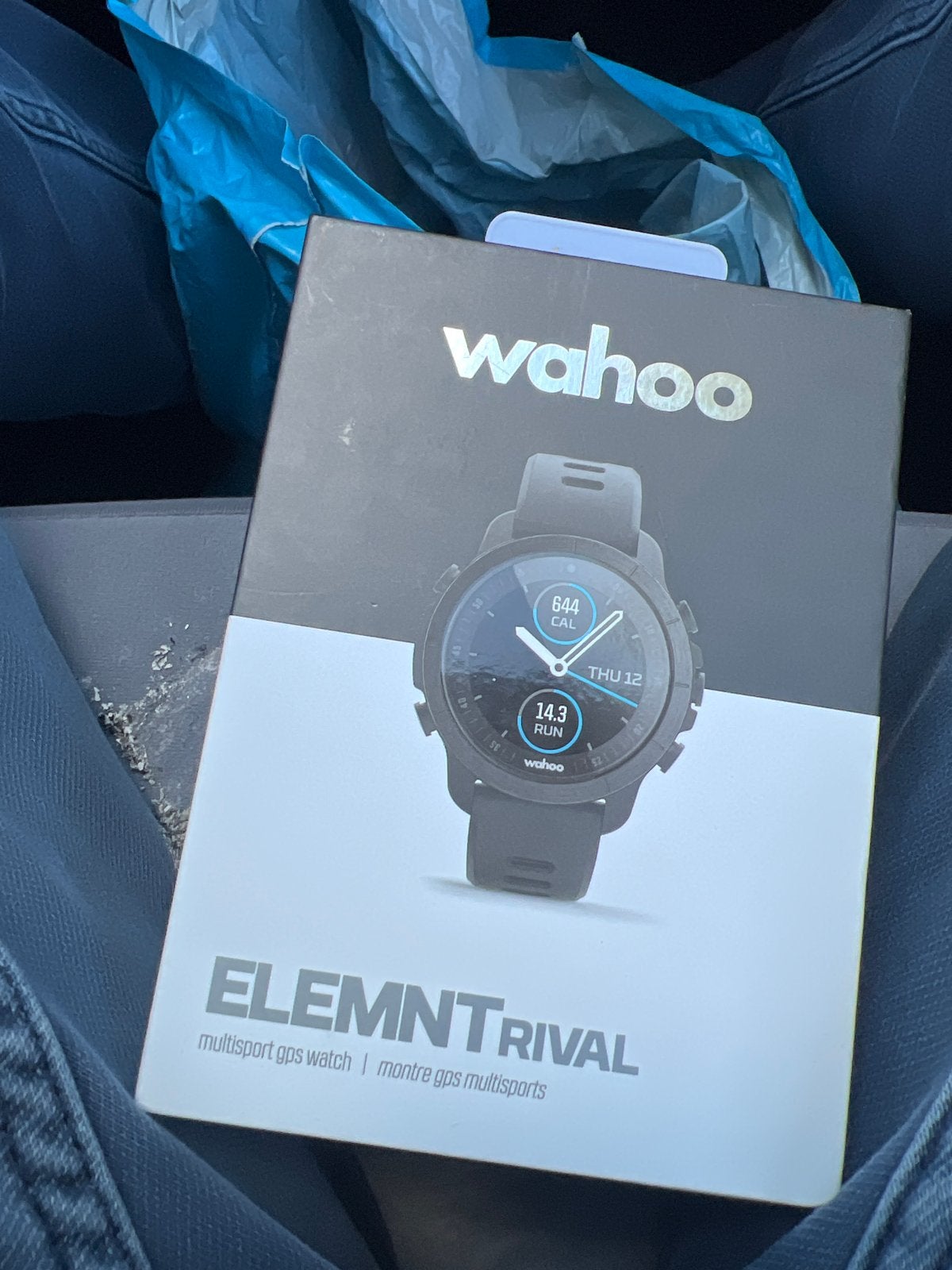 Wahoo ELEMNT RIVAL Multisport GPS Horloge - Nieuw in Doos, Afstand, Zwart, Nieuw, Ophalen of Verzenden