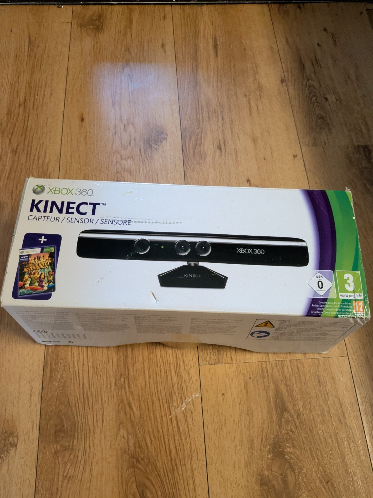 Xbox 360 Kinect met 2 spellen, Spelcomputers en Games, Avontuur en Actie, Gebruikt, Eén computer, Ophalen of Verzenden