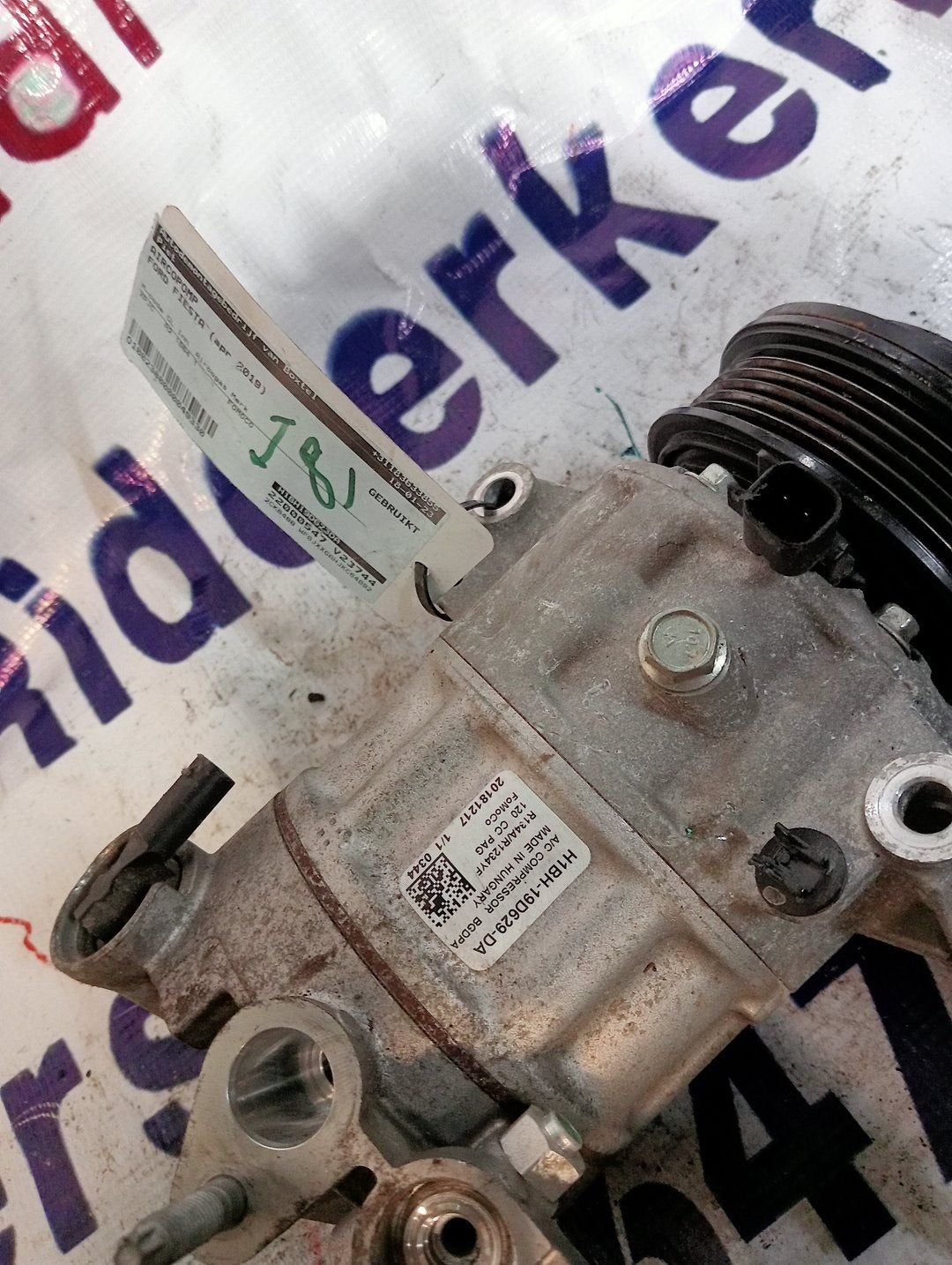Ford Fiesta VII Aircopomp H1BH-19D629-DA, Gebruikt, -, -, Ophalen of Verzenden