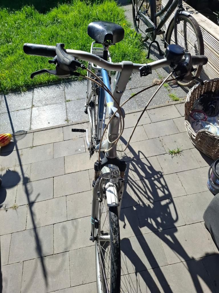 Oude heren fiets, Fietsen en Brommers, Fietsen | Heren | Herenfietsen, Ophalen, Gebruikt, Overige merken