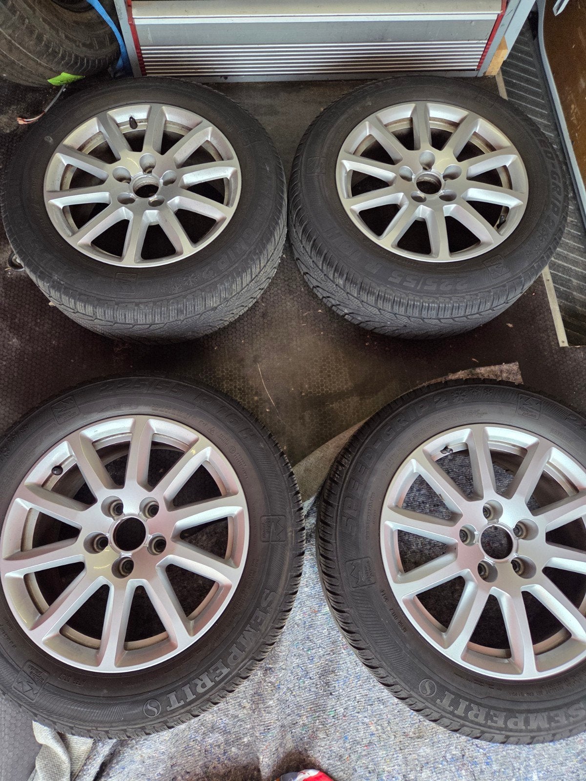 Originele 16 inch Audi velgen, Ophalen, Gebruikt, 16 inch, Banden en Velgen