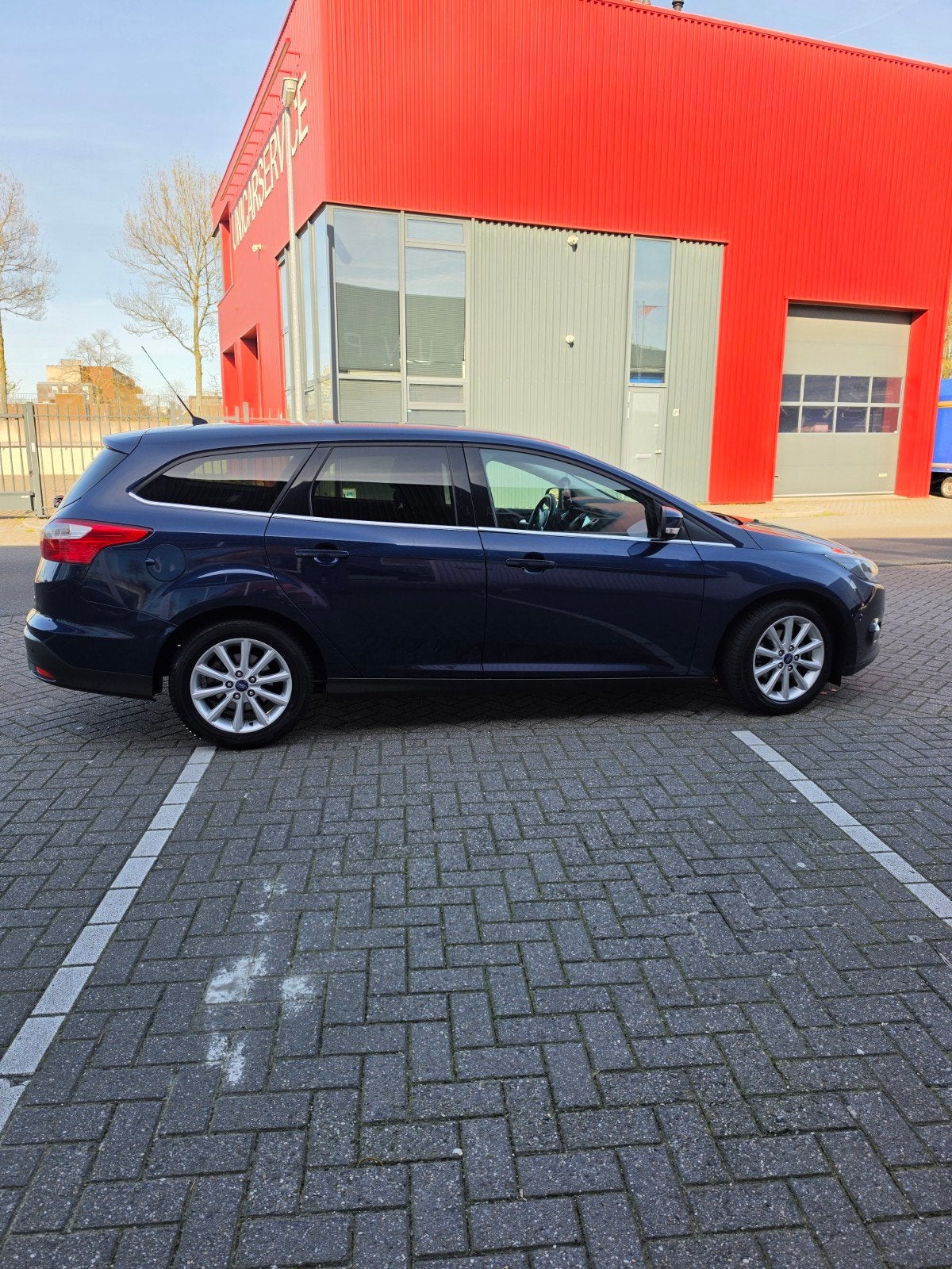 Ford Focus 1.6 Tdci 77KW Wagon 2012 Blauw, Auto's, Euro 5, Stof, 4 cilinders, Blauw