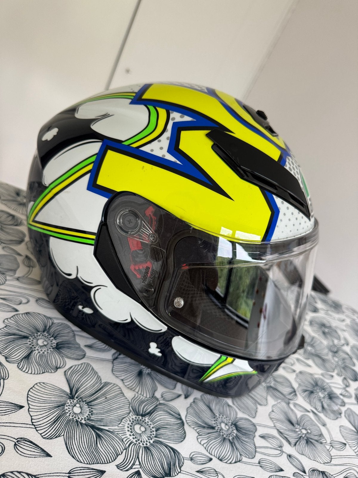 AGV K-3 SV “Comic” Full Face Helmet – Size MS (57cm), Dames, Ophalen of Verzenden, S, Tweedehands