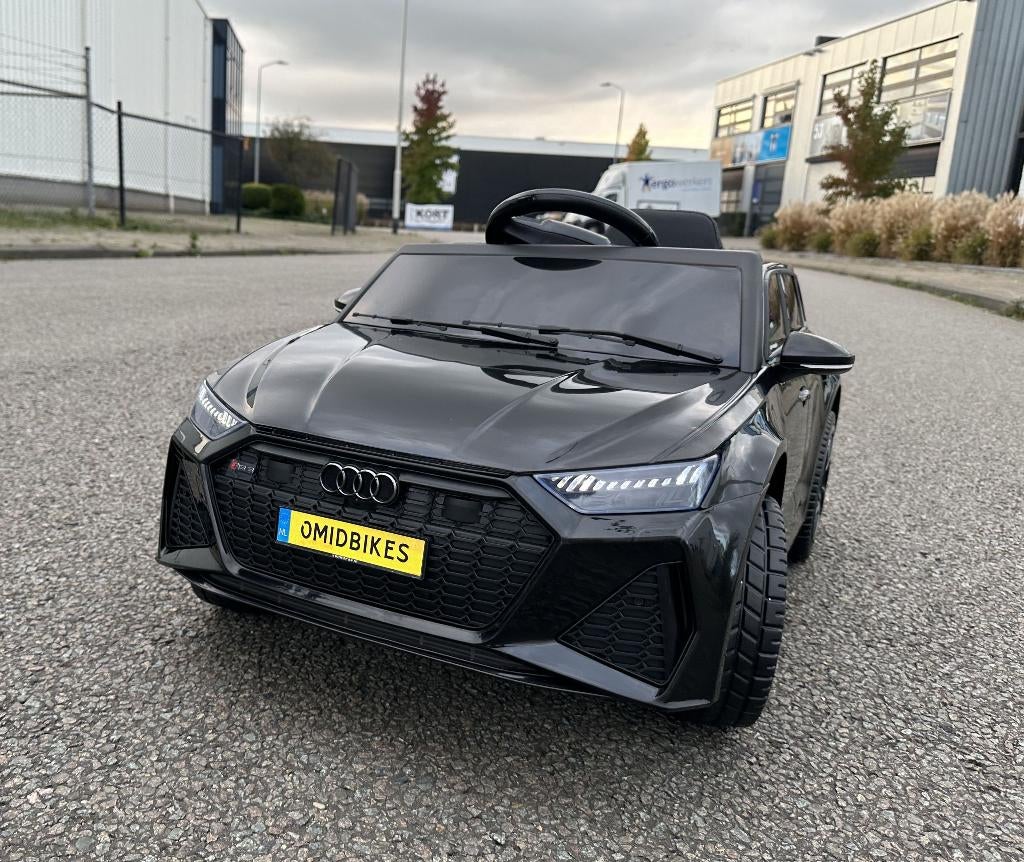 Kinder Auto Audi RS6 12v roze +RC - Leder - Rubberband NIEUW, Ophalen of Verzenden, Nieuw