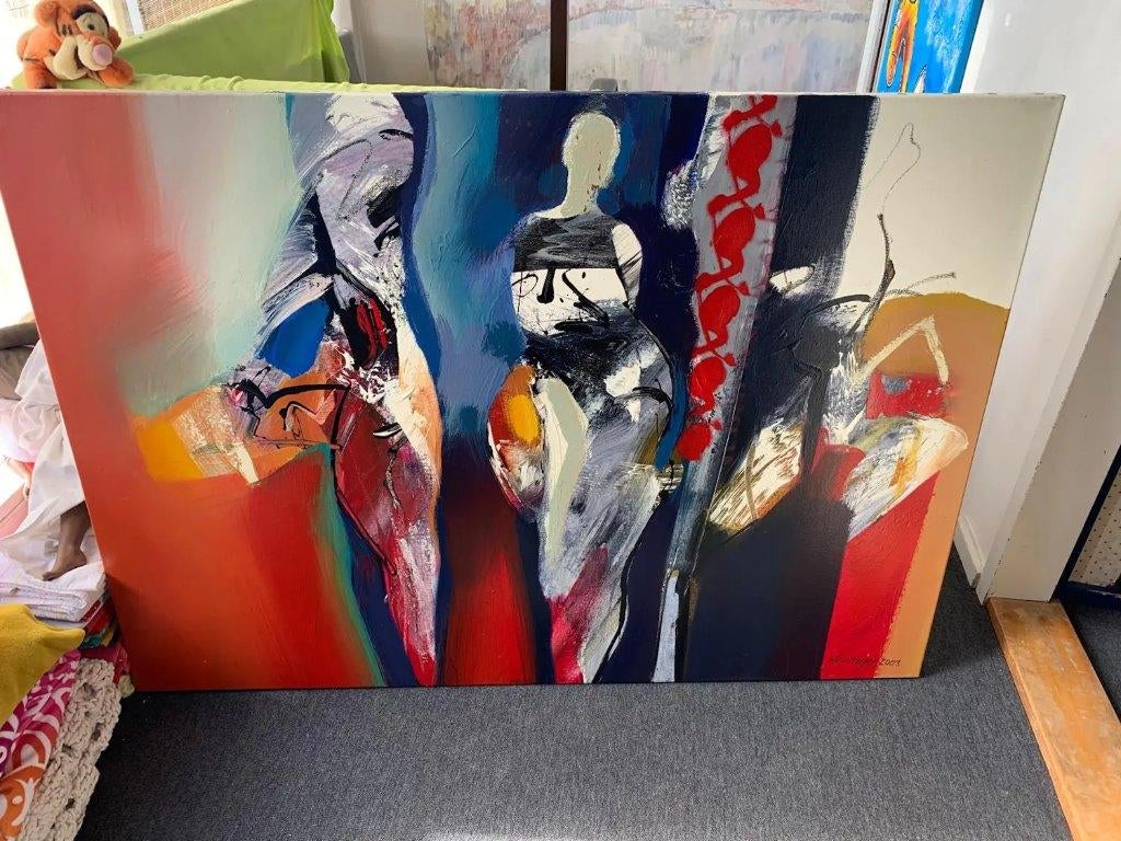 Modern - klassiek schilderij op doek, Ophalen