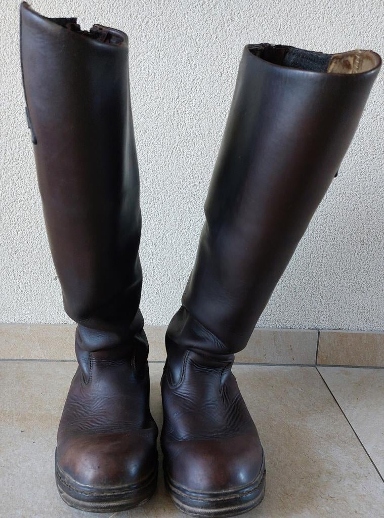 Bruine leren rijlaarzen van Mountain Horse, maat 42, Dieren en Toebehoren, Paardrijkleding, Ophalen of Verzenden, Gebruikt, Recreatie