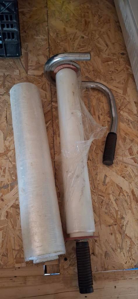 Wikkelfolie met roller - Handige verpakkingsoplossing, Doe-het-zelf en Verbouw, Zeil en Folie, Ophalen of Verzenden
