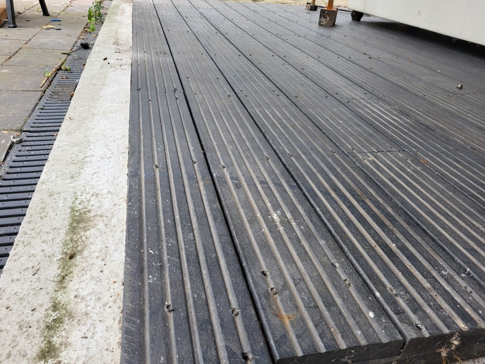 kunststof vlonderplanken, Ophalen, Gebruikt, Kunststof