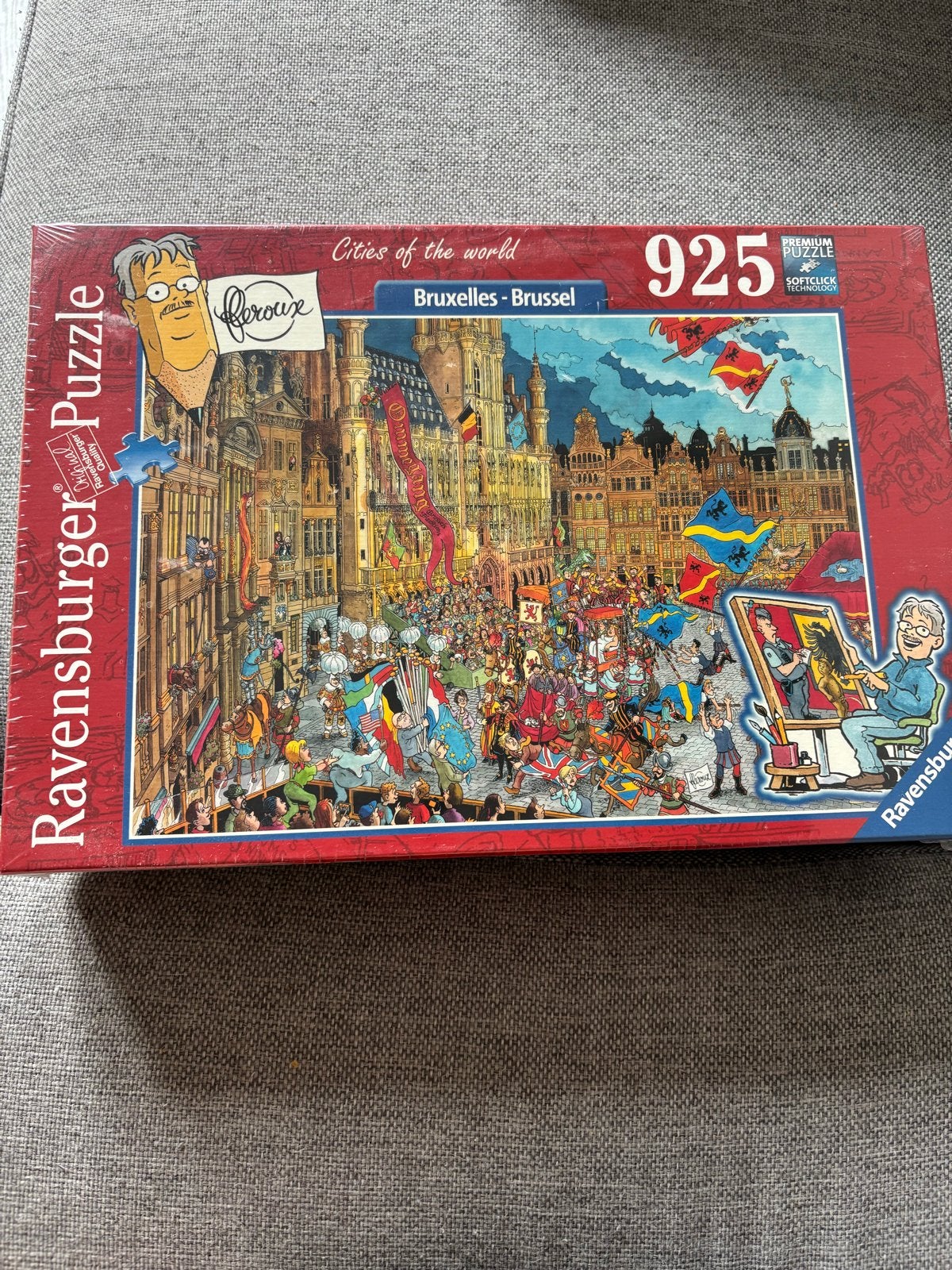 Ravensburger Legpuzzel Cities of the World: Brussel 925 stuk, Ophalen of Verzenden, 500 t/m 1500 stukjes, Nieuw, Legpuzzel