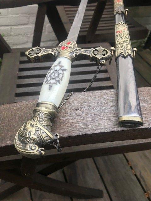 fraai maconniek/ kruisridder zwaard, Verzamelen, Ophalen of Verzenden, Overige soorten, Overige gebieden, Zwaard of Sabel