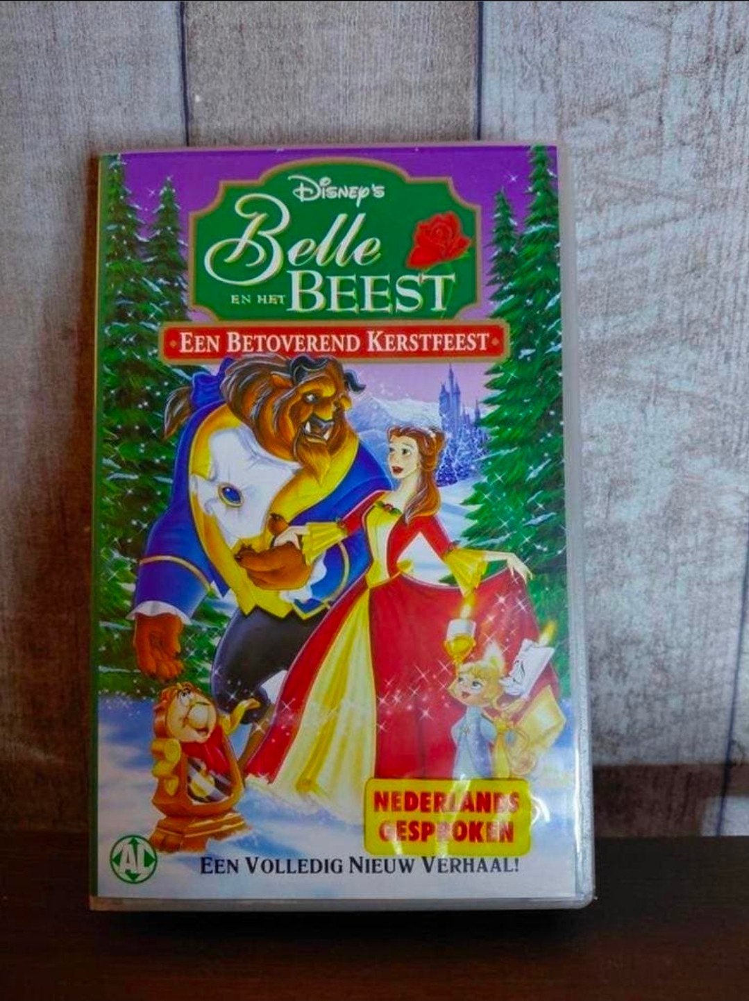Disney Belle & Het Beest betoverend kerstfeest. VHS IN SEAL., Tekenfilm, Alle leeftijden, Ophalen of Verzenden, Nieuw in verpakking