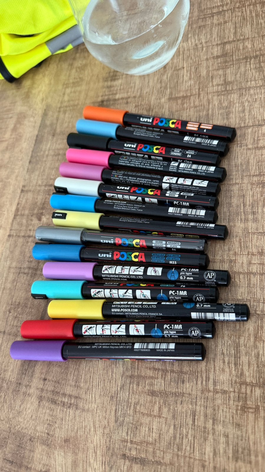 Posca Acryl Markers, Ophalen of Verzenden, Zo goed als nieuw, Potlood of Stift