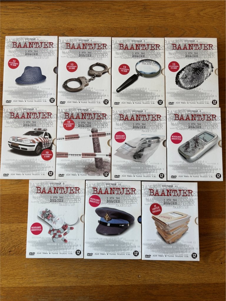 Dvd's Baantjer - Seizoen 1 t/m 11 + TV-Film, Cd's en Dvd's, Gebruikt, Vanaf 12 jaar, Ophalen of Verzenden, Nederlands