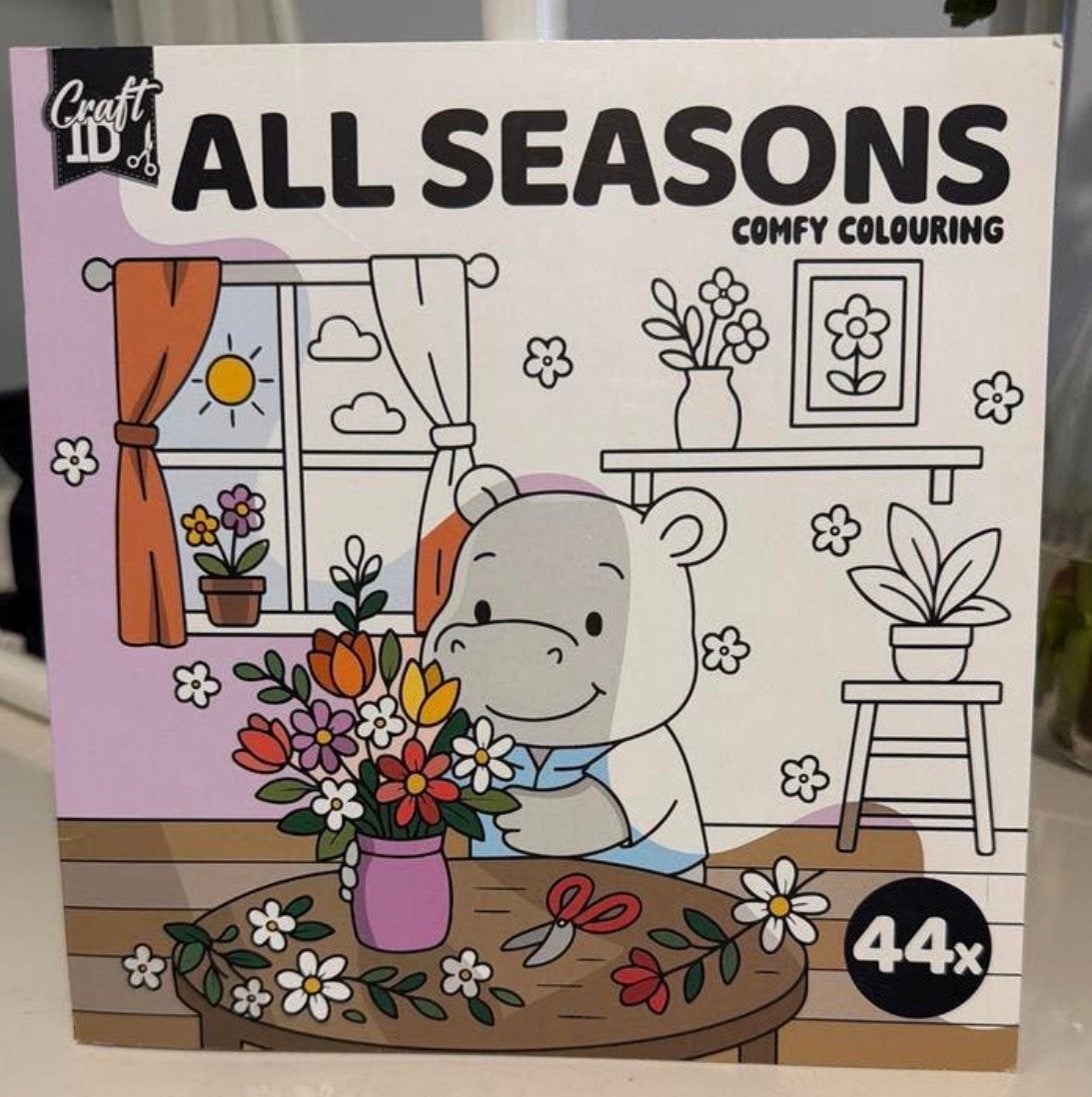 Nieuw kleurboek 'All Seasons Comfy Colouring' voor volwassen, Ophalen of Verzenden, Nieuw, Papier of Karton, Knutselboek