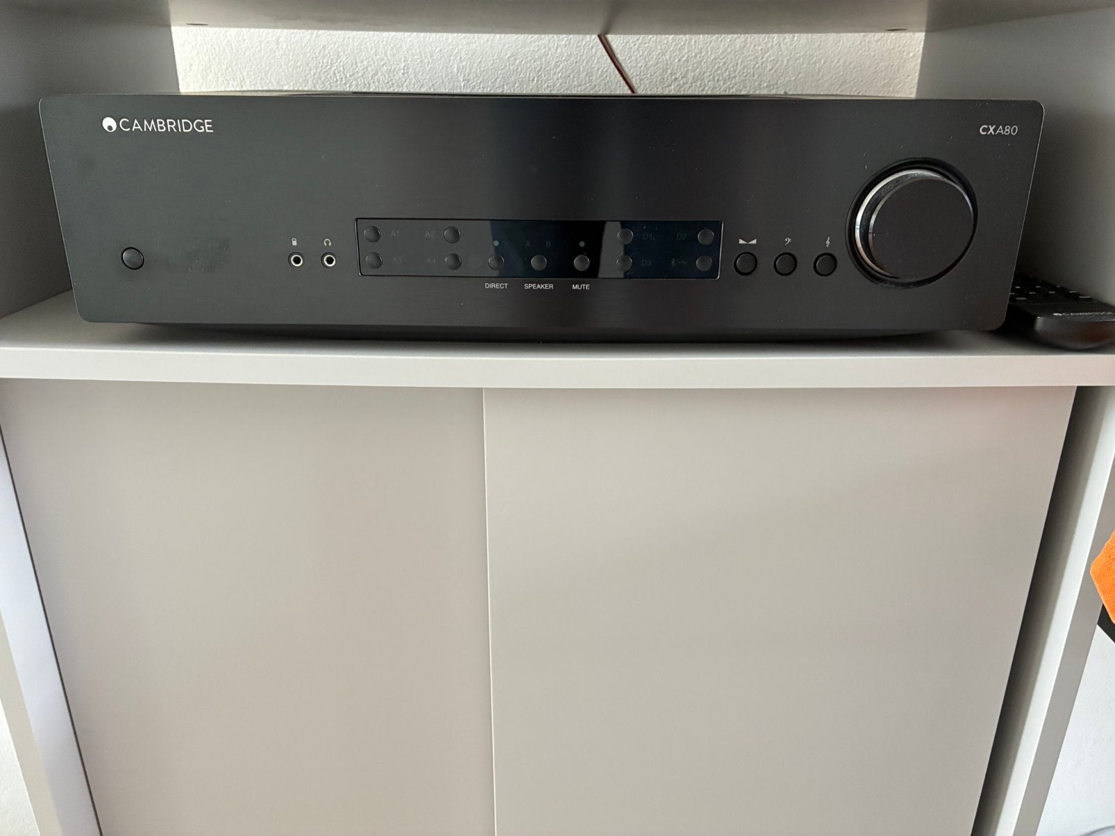Cambridge Audio CXA80 versterker – krasvrij, met doos, Ophalen of Verzenden, Zo goed als nieuw, Overige merken
