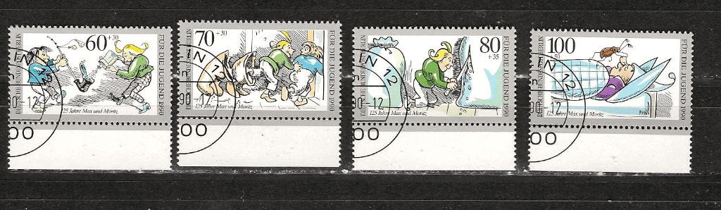 Berlin 868-871 tab, Ophalen of Verzenden, BRD, Gestempeld
