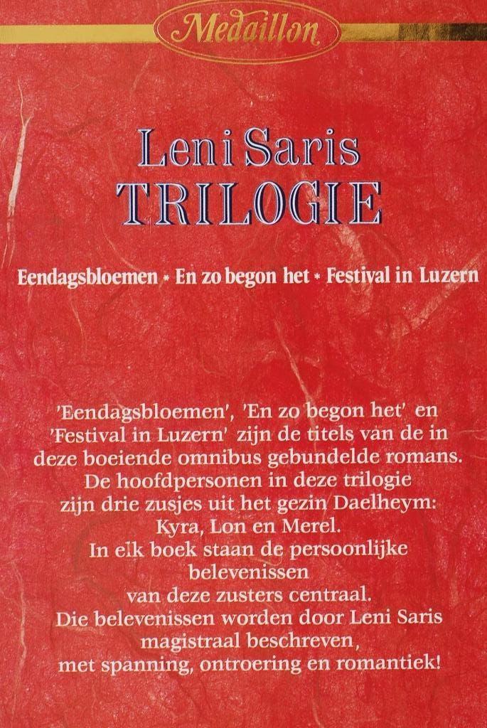 Leni Saris Trilogie (1992), Boeken, Verzenden, Zo goed als nieuw, Nederland