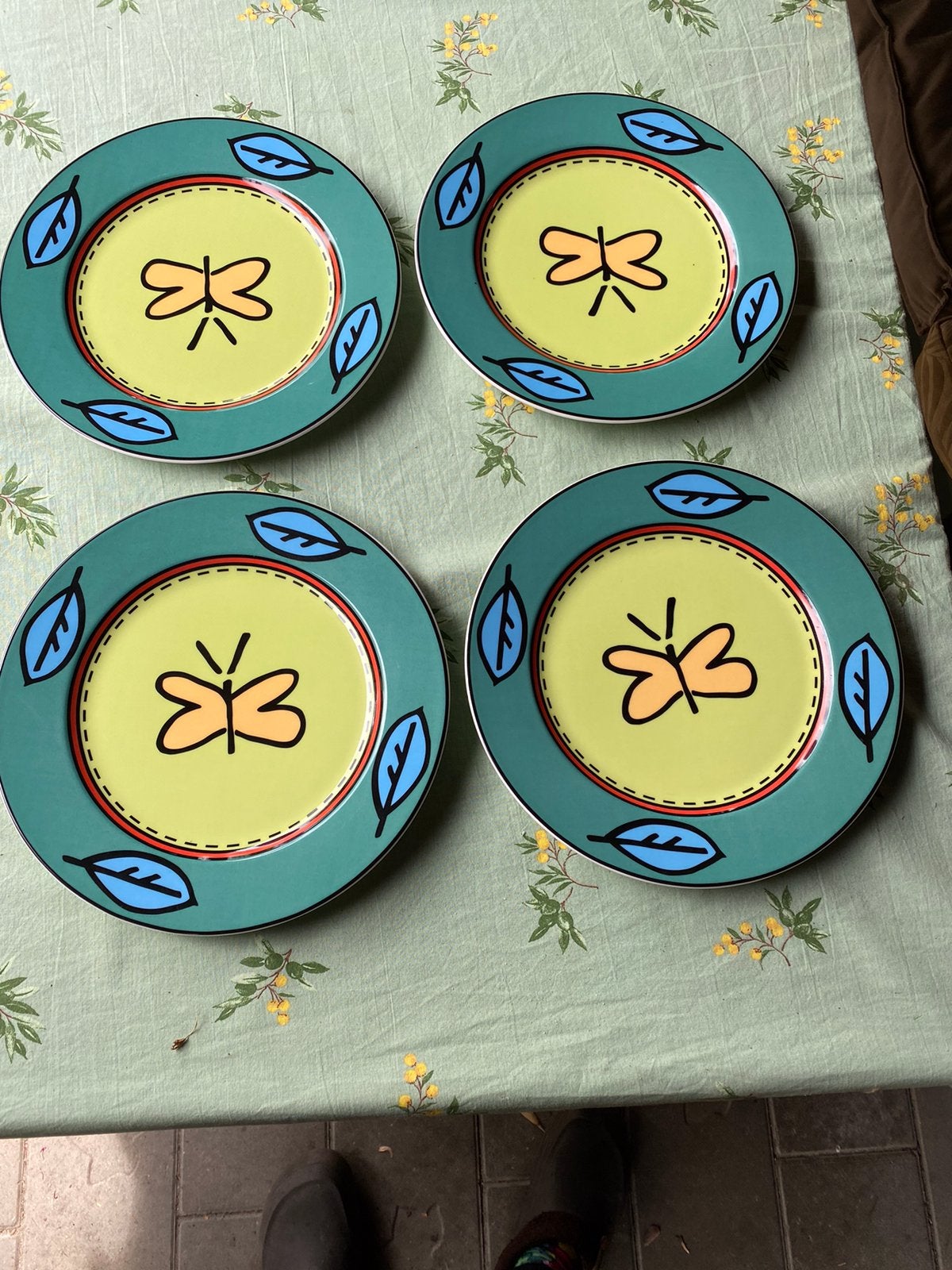 Villeroy&Boch,Citte Campagna,4 dessert borden,diam.27 cm, Ophalen of Verzenden