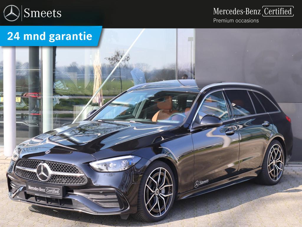 Mercedes-Benz C-klasse Estate 180 Star Edition AMG Line Plus, 1800 kg, Euro 6, 4 cilinders, Zwart