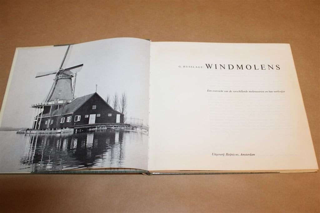 Windmolens — Molensoorten en Werking met Tekeningen 1965, Ophalen of Verzenden, Gelezen