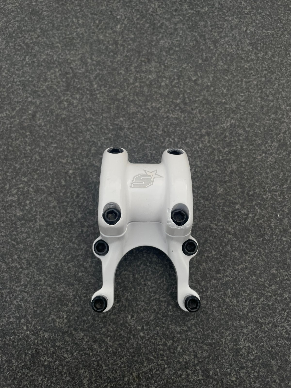 Spank Witte fietsstuurpen - Zo goed als nieuw, Fietsen en Brommers, Fietsonderdelen, Ophalen, Stuur, Zo goed als nieuw, Aluminium
