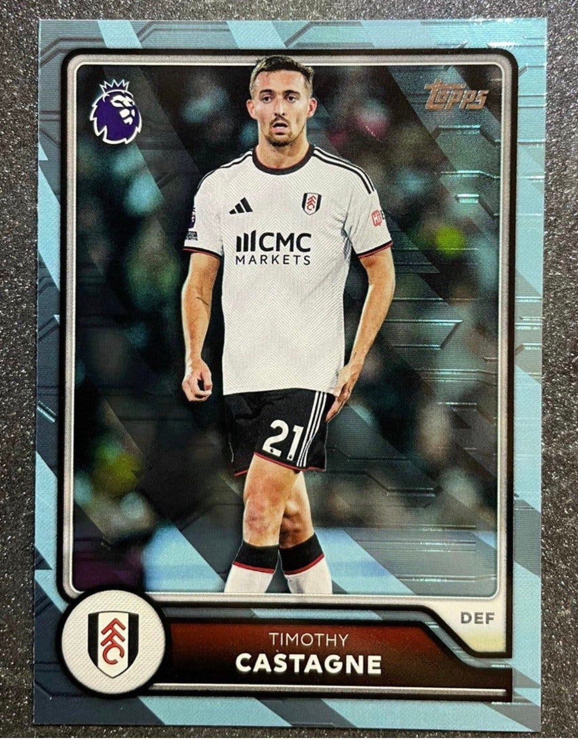 Topps Flagship Premier League 26/27   BLUE VOLTAGE  CASTAGNE, Verzenden, Zo goed als nieuw, Plaatje