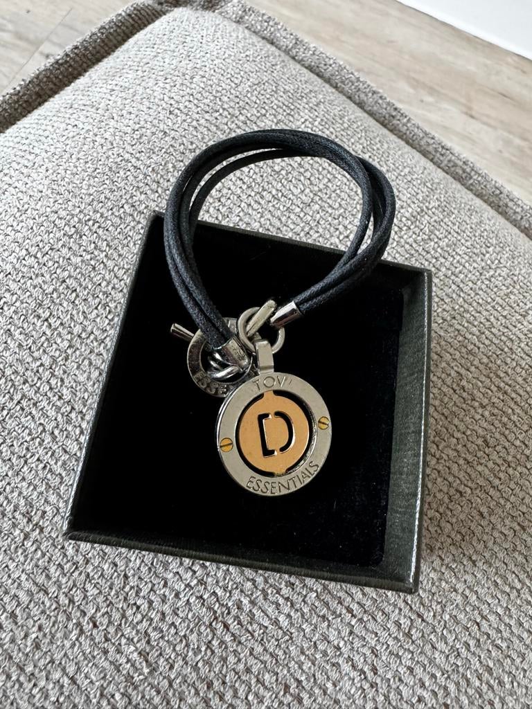 TOV Essentials Armand Zilver/Rosé met Leren Bandjes, Sieraden, Tassen en Uiterlijk, Armbanden, Ophalen of Verzenden, Zo goed als nieuw