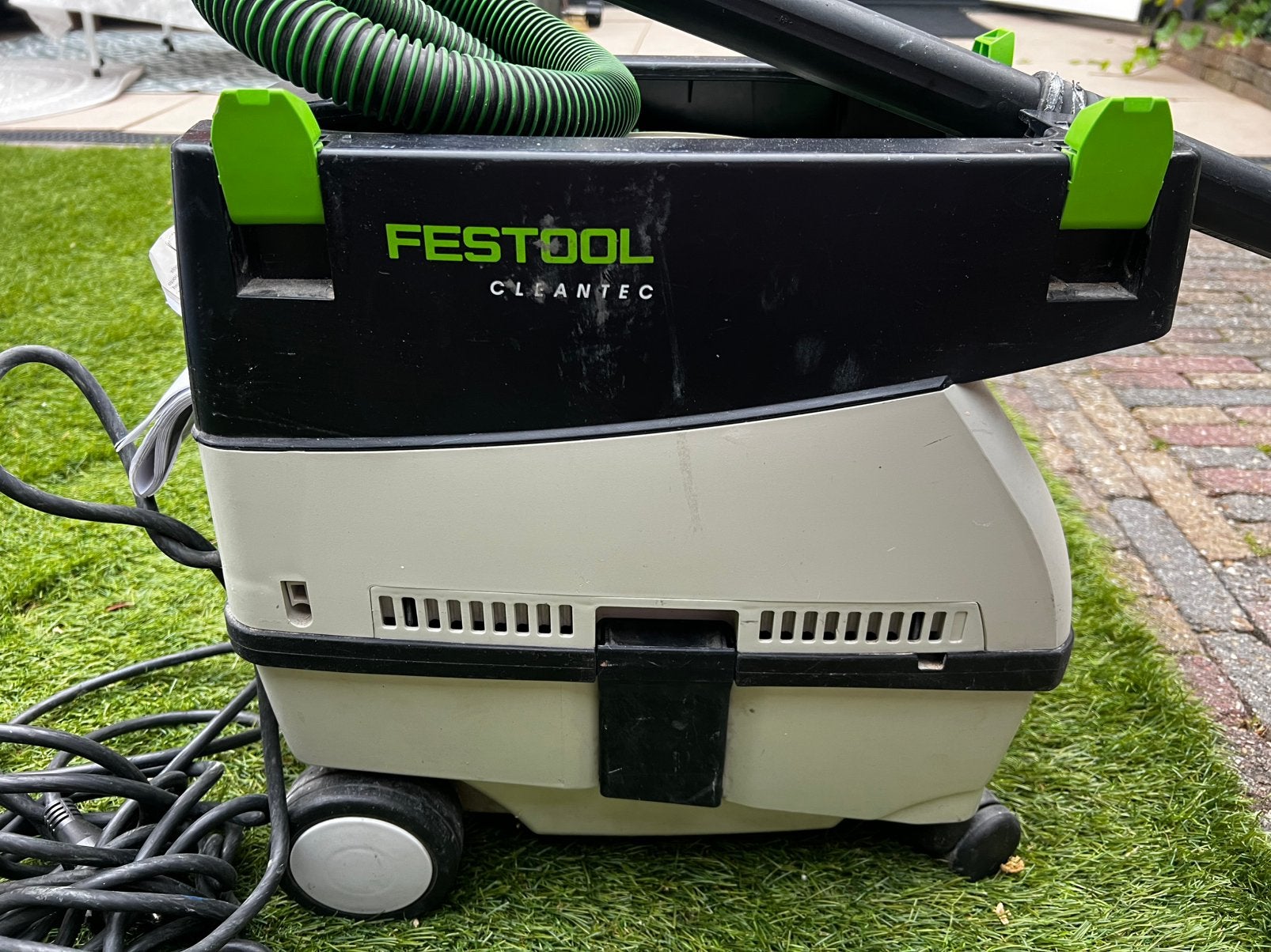 Festool bouwstofzuiger, Ophalen, Gebruikt