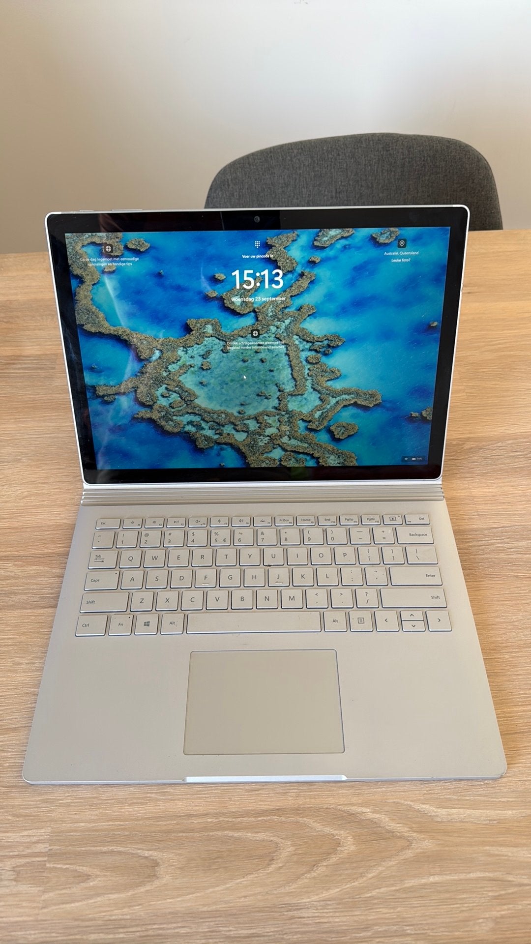 Surface Book 2 13,5" i7 16GB 512GB + Surface Dock, Computers en Software, Gebruikt, Qwerty, 13 inch, Intel® Core™ i7 