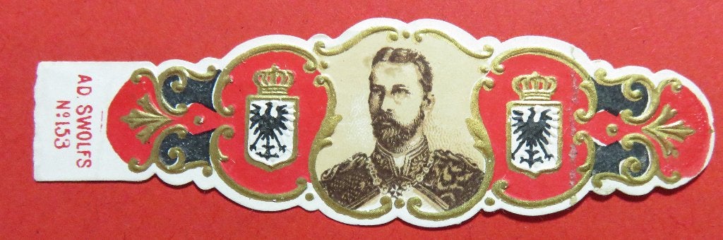 Sigarenbandje Ad Swolfs No. 153, Verzenden, Gebruikt, Sigarenbandjes