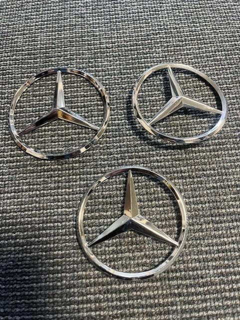 Mercedes ster zilver chroom a-klasse w177 w222 glc x253, Auto diversen, Ophalen of Verzenden