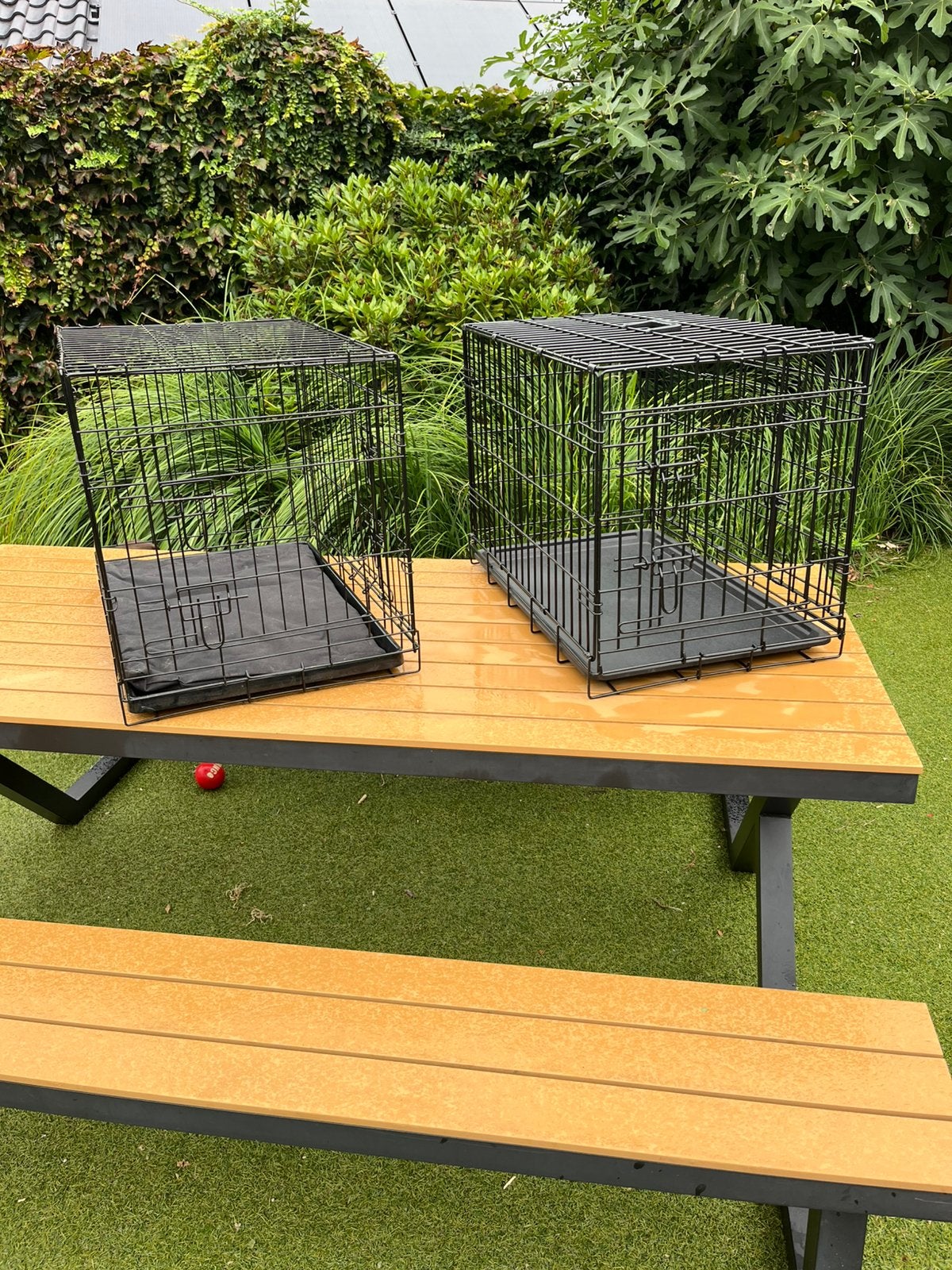 Hondenbench 2x 75x48x53, Ophalen, Gebruikt