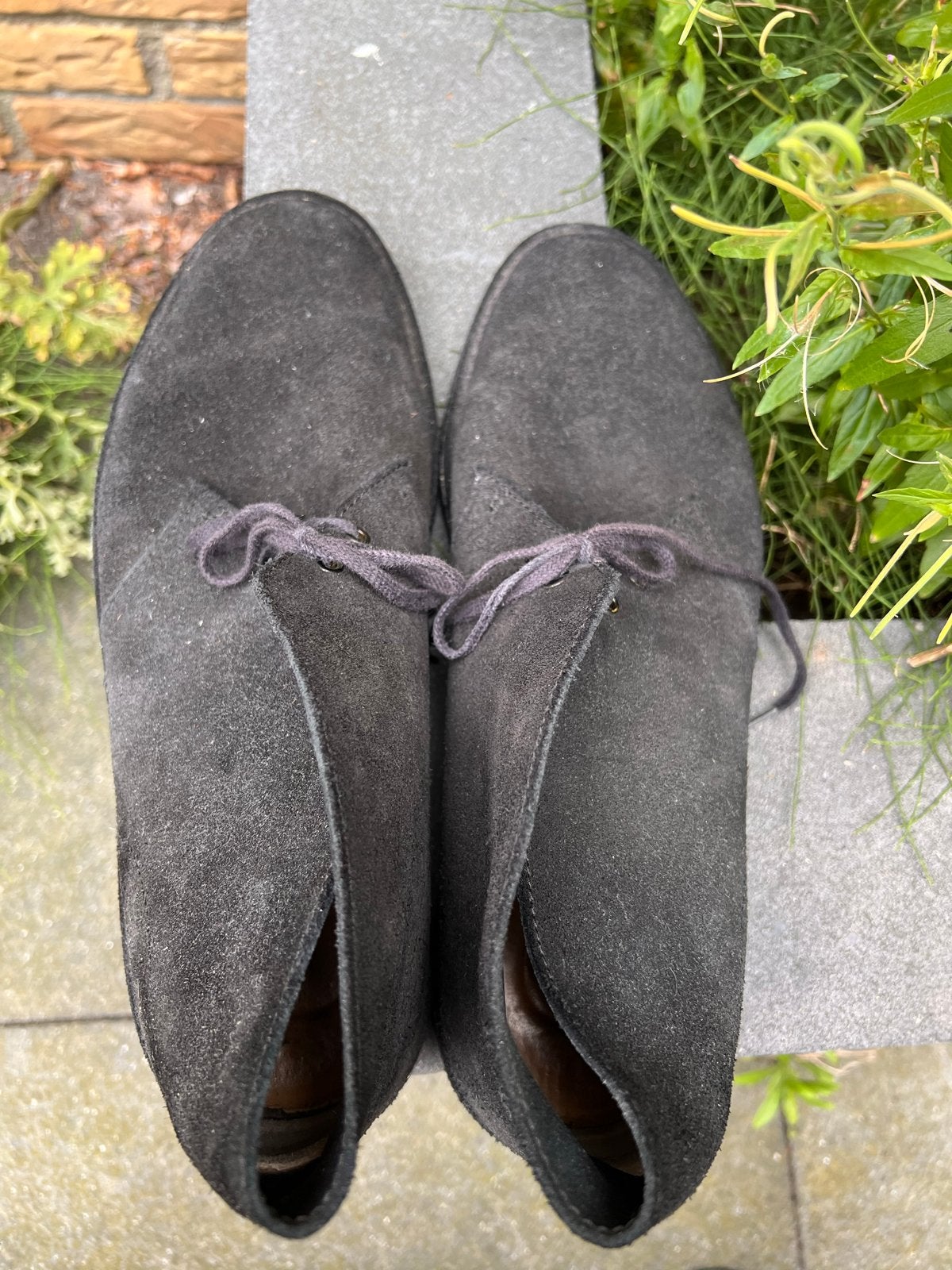 Clarks Desert Boots - Maat 46 - Zwart Suede, Zwart, Boots, Ophalen of Verzenden, Zo goed als nieuw