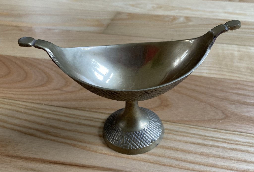 Indiaas offerschaaltje, Geurverspreider, 8 cm, Ophalen of Verzenden, Zo goed als nieuw