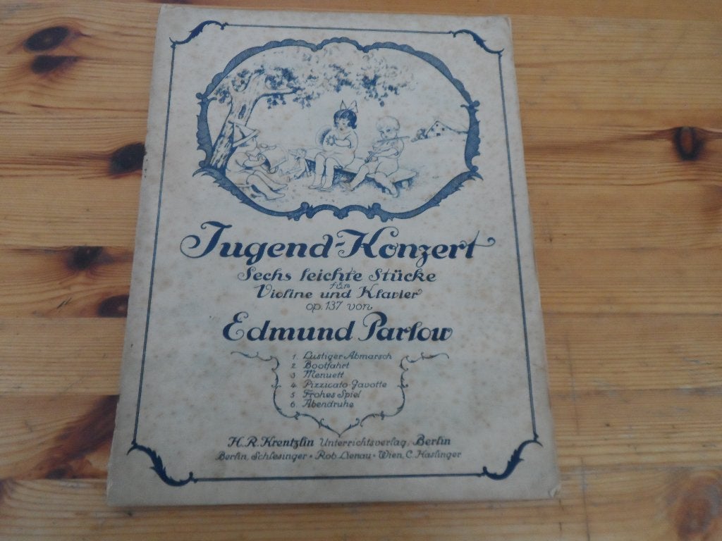 Edmund Parlow, Muziek en Instrumenten, Bladmuziek, Gebruikt, Klassiek, Ophalen of Verzenden, Viool of Altviool