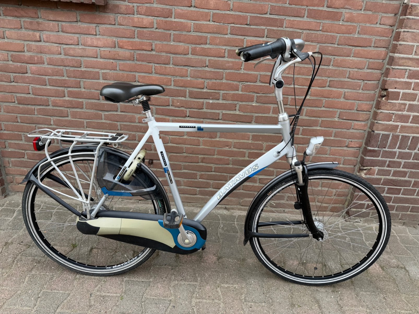 Te koop nette batavus weekend herenfiets fiets 61 cm, Ophalen, Gebruikt, Versnellingen, Batavus