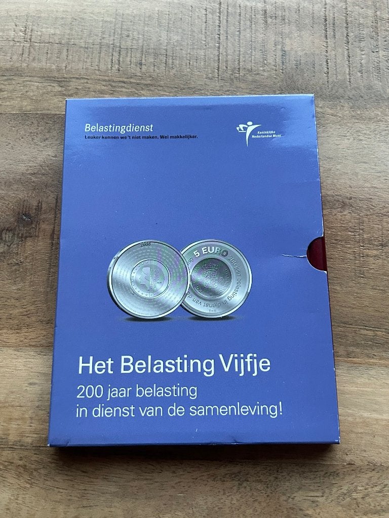 Het Belasting Vijfje, Ophalen of Verzenden, Koningin Beatrix, Euro's